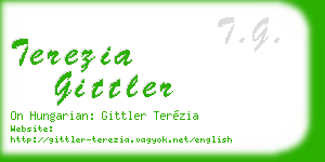 terezia gittler business card